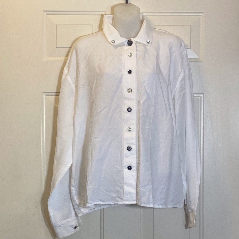 VTG, Deborah Barry For D.K. Forman Women’s Top Blouse Made In USA Size Large